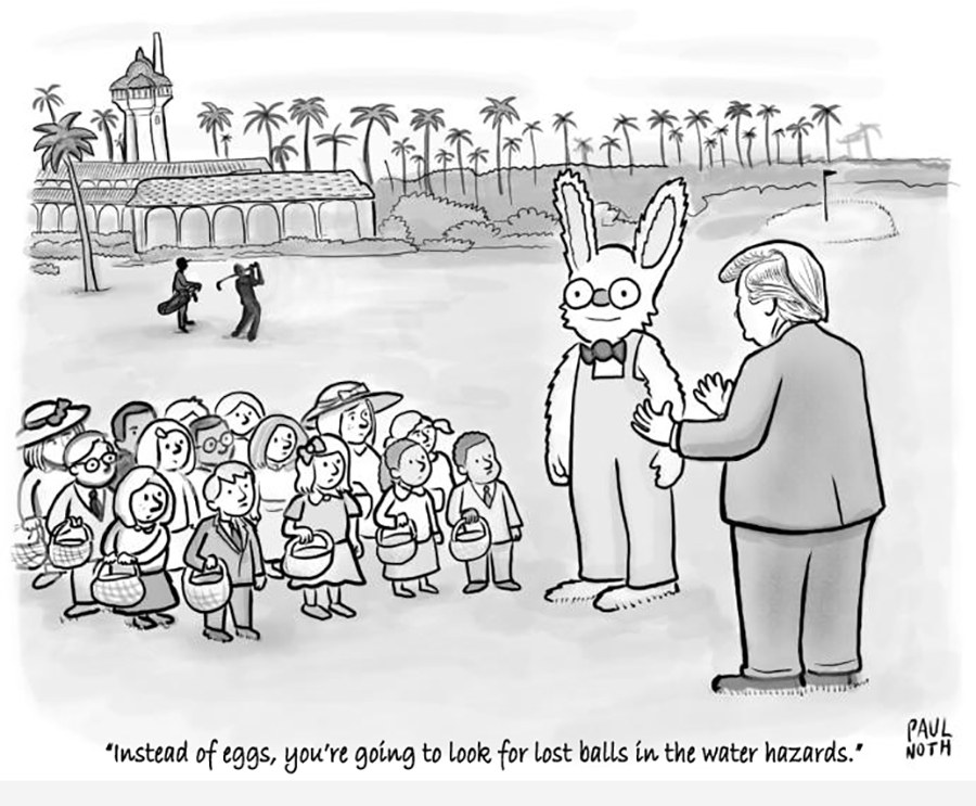 Image result for Trump Easter cartoon